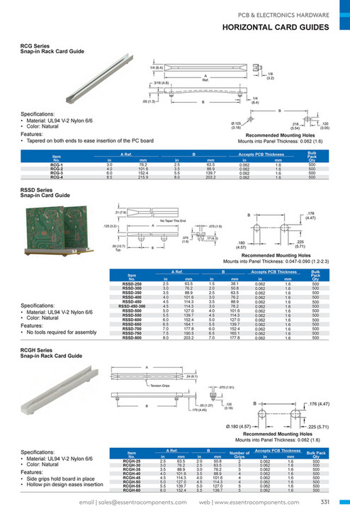 Essentra Components US - US Catalog - Page 330-331